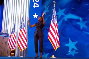 As a public service, Trump and his staff watched Day 2 of the Democrat convention: Highlights