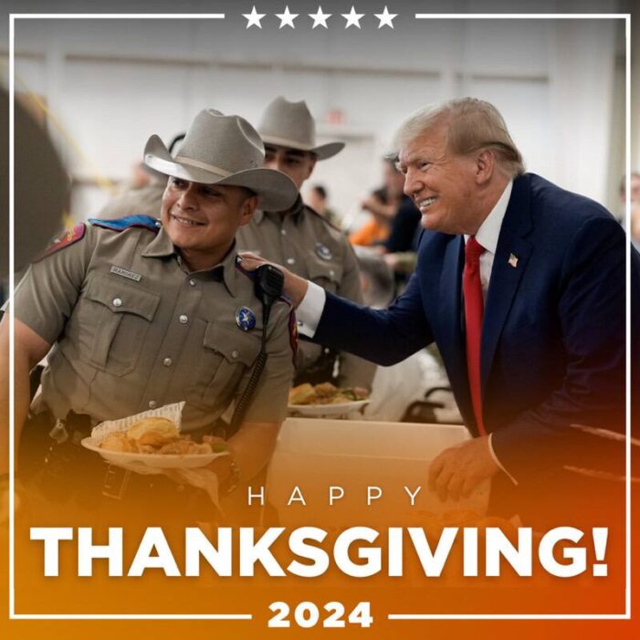 A warm Thanksgiving greeting from President-Elect Donald Trump