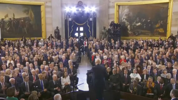 Youthful Trump staffers slept in Capitol to pull off memorable 72-hour inauguration setup in Rotunda