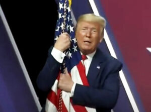 Trump: Only American flag can fly at outposts, embassies