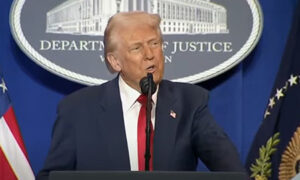 ‘These people are really bad people’: Excerpts from Trump’s epic remarks at DOJ