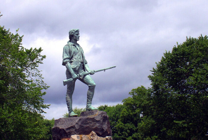 April 19, 1775: The bloodied British Army Regulars retreat to Boston