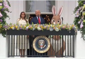 Trump delivers Easter homilies on good, evil, capitalism and ‘golden rule’