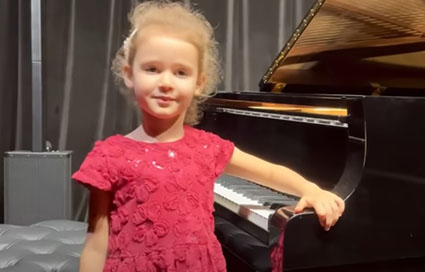 4-year-old takes first place at world piano event