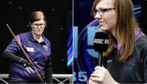 Two men face off in finals of UK women’s pool tournament