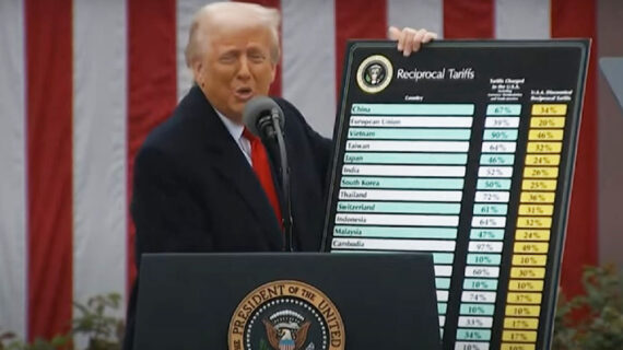 Trump wields tariffs charts to explain ‘Liberation Day’: End of Globalization era? Trump wields tariffs charts to explain ‘Liberation Day’: End of Globalization era?