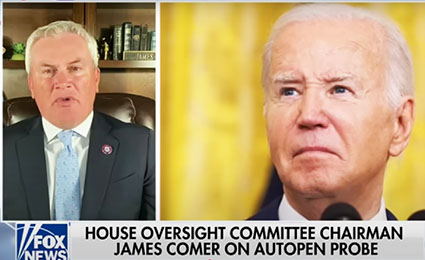 Rep. Comer: Subpoenas coming in Biden autopen scandal Rep. Comer: Subpoenas coming in Biden autopen scandal