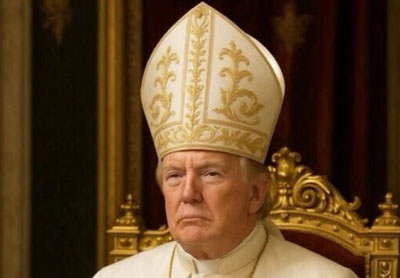 Trump’s sense of humor wins again with Pope post