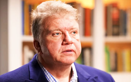 Roots of the great American political divide: Journalist Richard Miniter mesmerizes Brit colleagues Roots of the great American political divide: Journalist Richard Miniter mesmerizes Brit colleagues