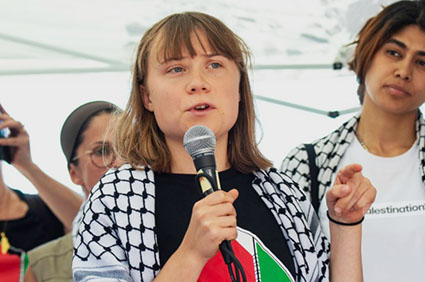 Climate child Greta sails to Gaza, but for what cause? Climate child Greta sails to Gaza, but for what cause?