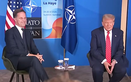 ‘Daddy’s home’: Trump returns triumphant from NATO summit ‘Daddy’s home’: Trump returns triumphant from NATO summit