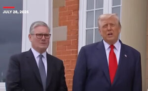 Trump touts record in open-border, post-Christian Europe; Where have you gone Klaus Schwab?
