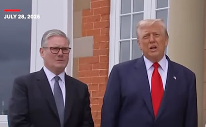 Trump touts record in open-border, post-Christian Europe; Where have you gone Klaus Schwab?