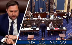 Vance casts tie-breaking vote as ‘One Big Beautiful Bill’ passes the Senate