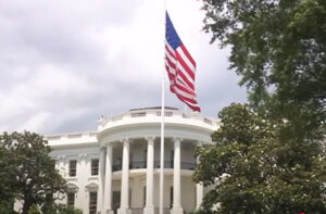 Trump foots the bill for giant American flags installed at White House