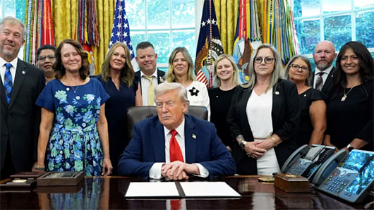 Trump commemorates Abbey Gate attack, slams ‘corrupt media’ to their faces in Oval Office