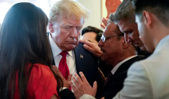 Trump waxes cosmic on peace initiatives and ‘souls’ saved: Aims for ‘heaven if possible’
