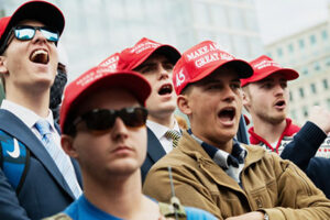 Polls show dramatic political shift, especially among young men