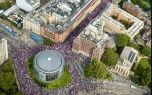 Meanwhile in London, Charlie Kirk assassination helps mobilize massive ‘Unite the Kingdom’ rally