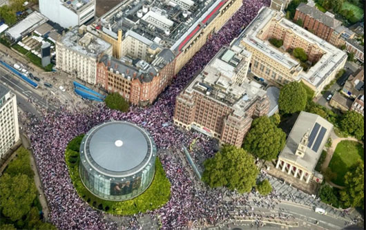 Meanwhile in London, Charlie Kirk assassination helps mobilize massive ‘Unite the Kingdom’ rally