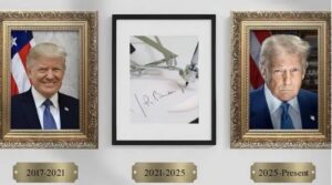 Trump’s White House ‘Presidential Walk of Fame’ has one notable alteration