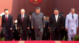 With military parade spectacle, China invited world to revise history, surrender to its power aims