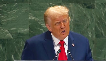 Trump at UN hits climate change as ‘greatest con job,’ warns terrorists ‘we will blow you out of existence’
