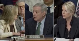 Narrative war: Sen. Blackburn confronts Dick Durbin over refusal to release Epstein flight logs