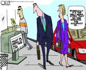 Gallup’s ‘trust in media’ hits new low; Dramatic drop since annual polls began in ‘72