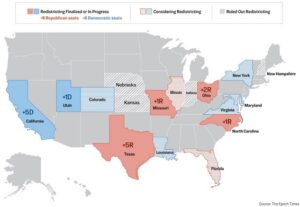 Analysis: Redistricting could decide control of House in 2026
