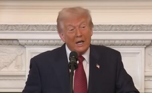 On morning after ‘blue bath,’ Trump celebrates anniversary of 2024 win; ‘Nuke the filibuster’