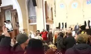Anti-ICE agitators storm church service; Could face felony charges under Ku Klux Klan Act