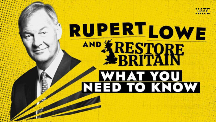 Too late to ‘Restore Britain’? New party ‘remigration’ platform calls for ‘Mass Deportations’ Too late to ‘Restore Britain’? New party ‘remigration’ platform calls for ‘Mass Deportations’