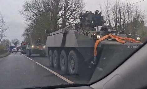 Ireland government sends in tanks to remove anti-globalist protesters