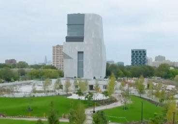 Obama presidential library is free to enter for some … but you must show ID