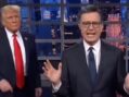 President Trump literally trashes Colbert, showing what AI can accomplish