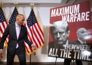 ‘Get lost’: Hakeem Jeffries knows he won’t be charged for ‘inciting violence’ against president