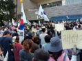 ‘Right before our very eyes’: Outrage at elections boils over in Korea, California
