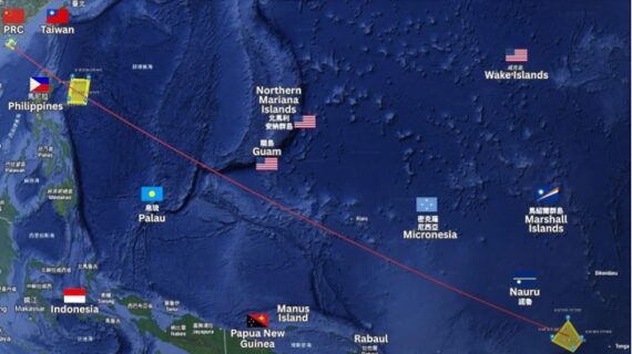 Flight path of China’s sub-launched nuclear missile test passed Philippines, Guam