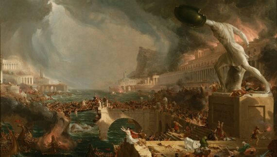 As bad as the fall of Rome? No, worse