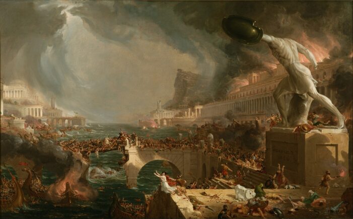 As bad as the fall of Rome? No, worse As bad as the fall of Rome? No, worse