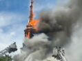 Demolition of torched, historic Brooklyn church proceeds: Man charged but not convicted of arson
