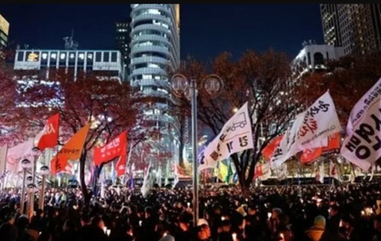 Eric Trump posts on massive anti-Lee demonstrations on South Korean National Foundation Day